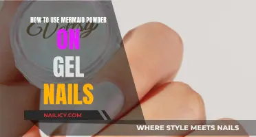 Mermaid Powder Magic: Gel Nails at Home