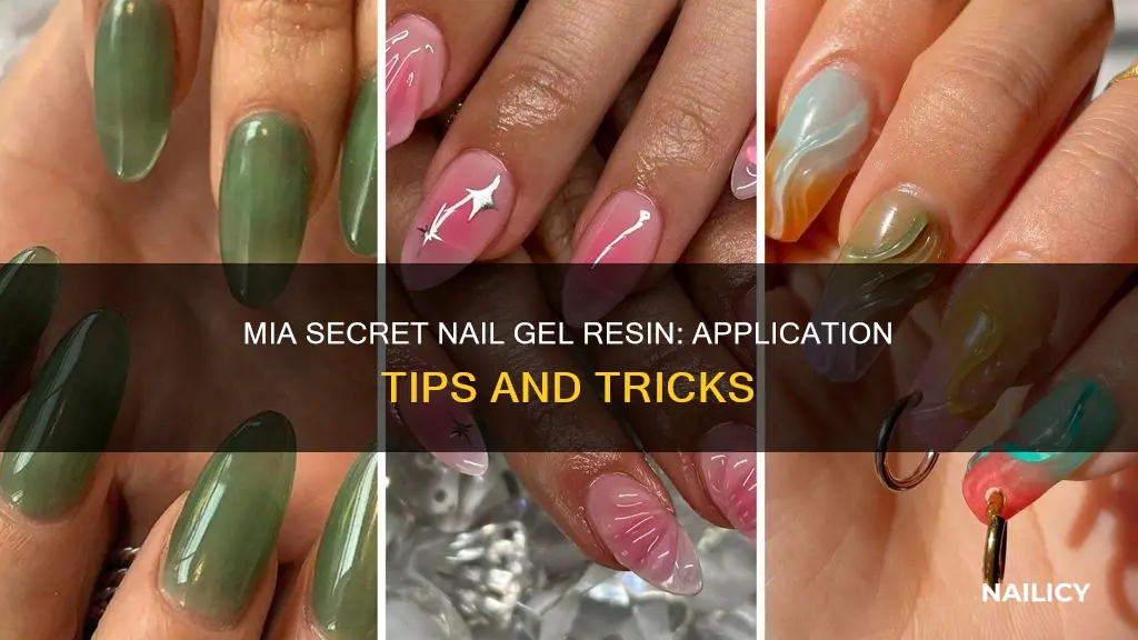 how to use mia secret nail gel resin