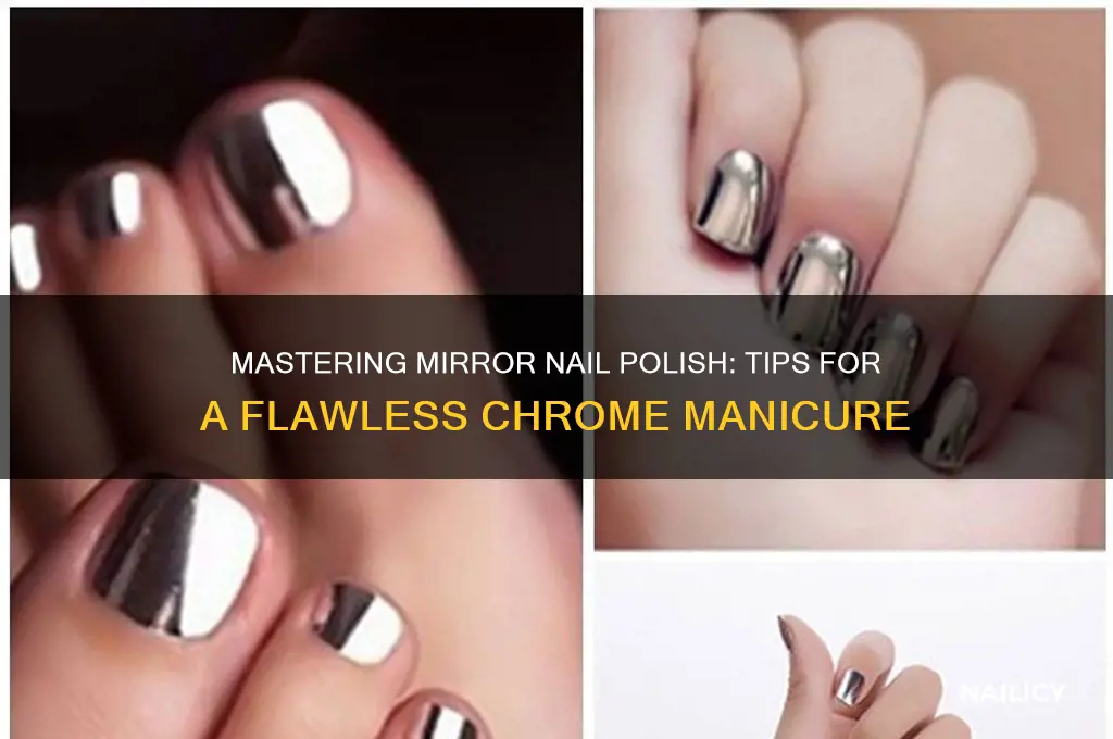 how to use mirror nail polish
