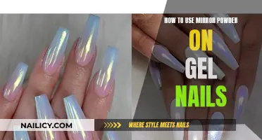 Mirror Powder Magic: Gel Nails with a Twist