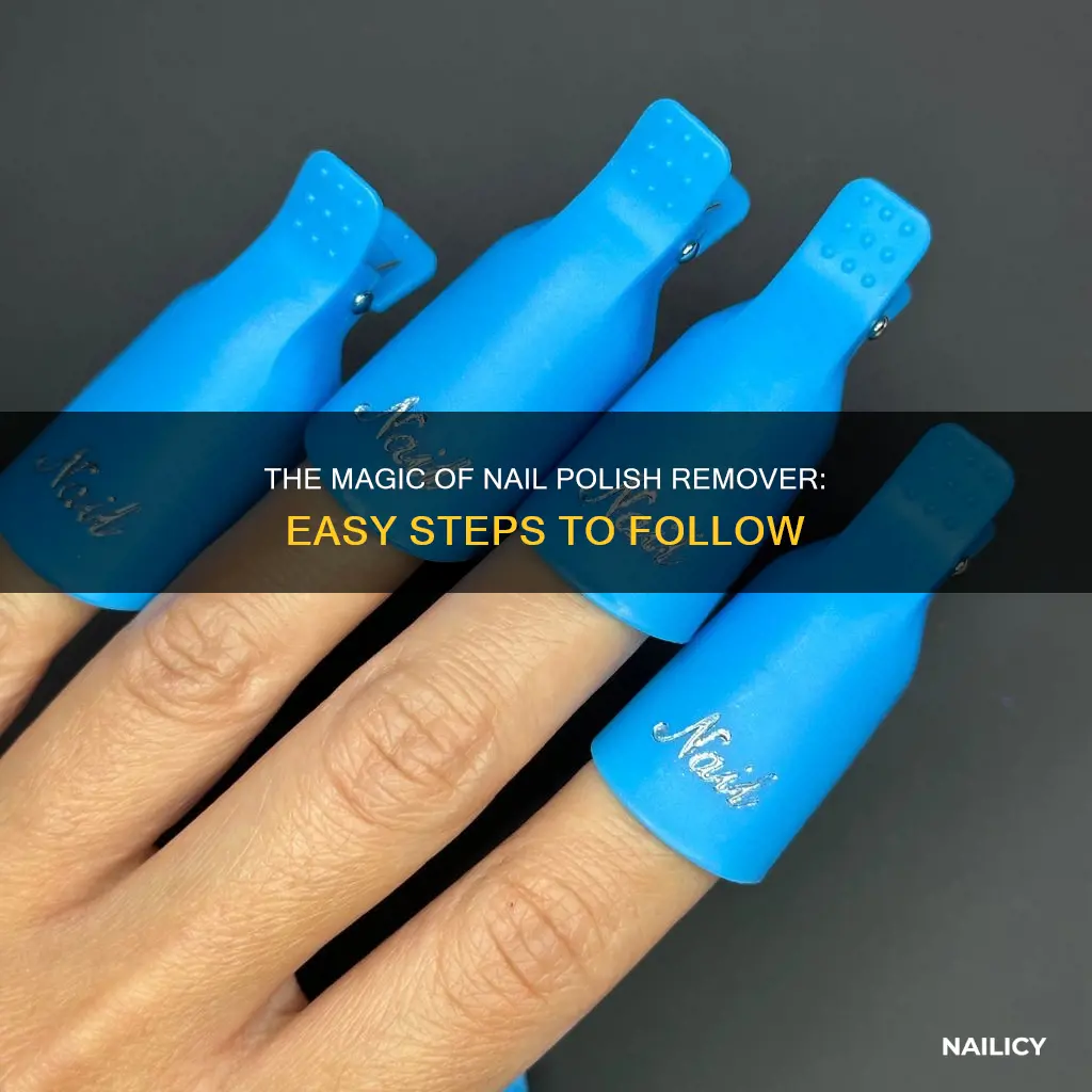 how to use nail polish remover