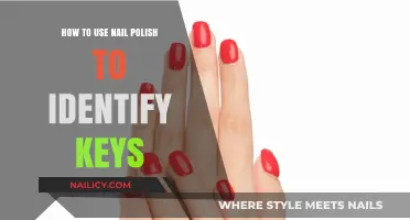 Creative Key Identification: Using Nail Polish for Easy Organization