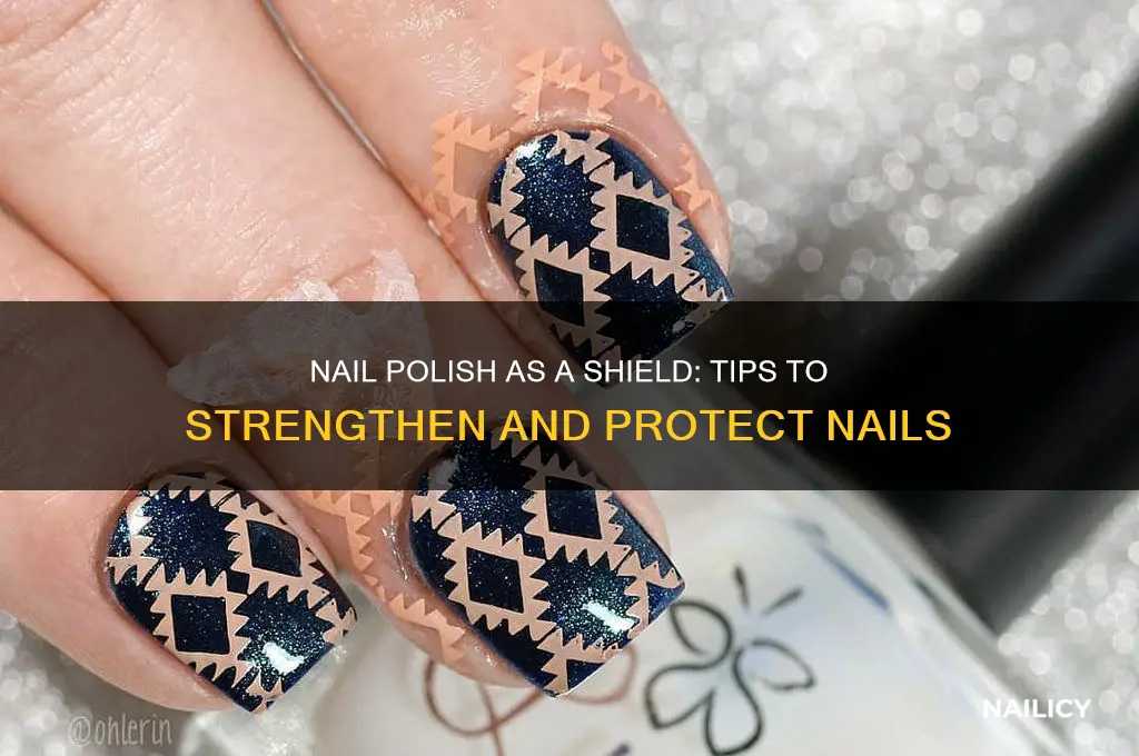how to use nail polish to protect nail