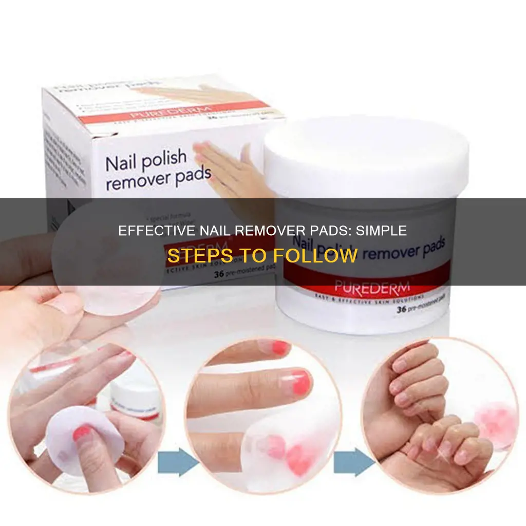 how to use nail remover pads