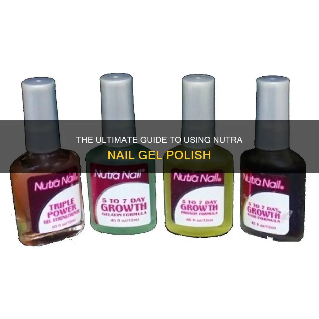 how to use nutra nail gel polish