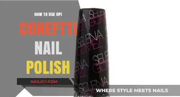 Sparkle with Ease: Mastering OPI Confetti Nail Polish Application