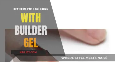Using Paper Nail Forms: Builder Gel Application Guide