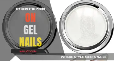 Pearl Powder Magic: Gel Nails Artistry