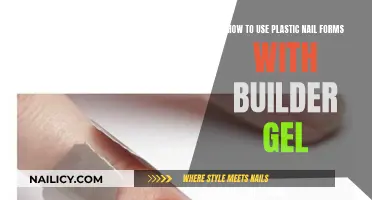 Using Plastic Nail Forms: Builder Gel Application Guide