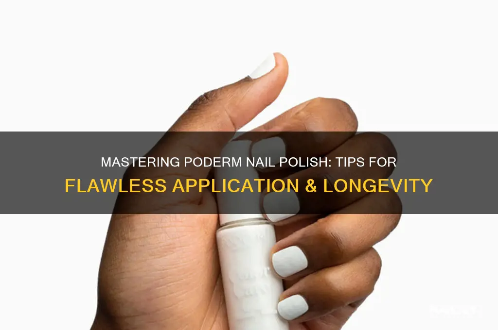 how to use poderm nail polish