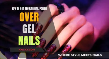 Nail Art: Using Regular Polish Over Gels