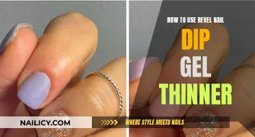 Revive Your Revel Nail Dip: Gel Thinner Tips