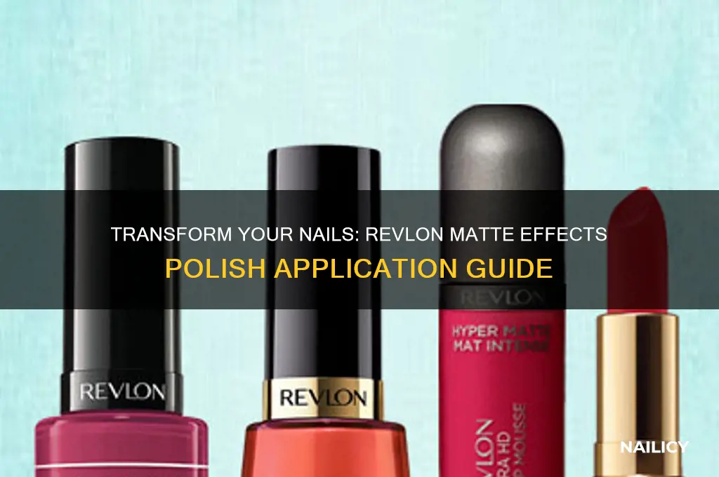 how to use revlon matte transforming effects nail polish