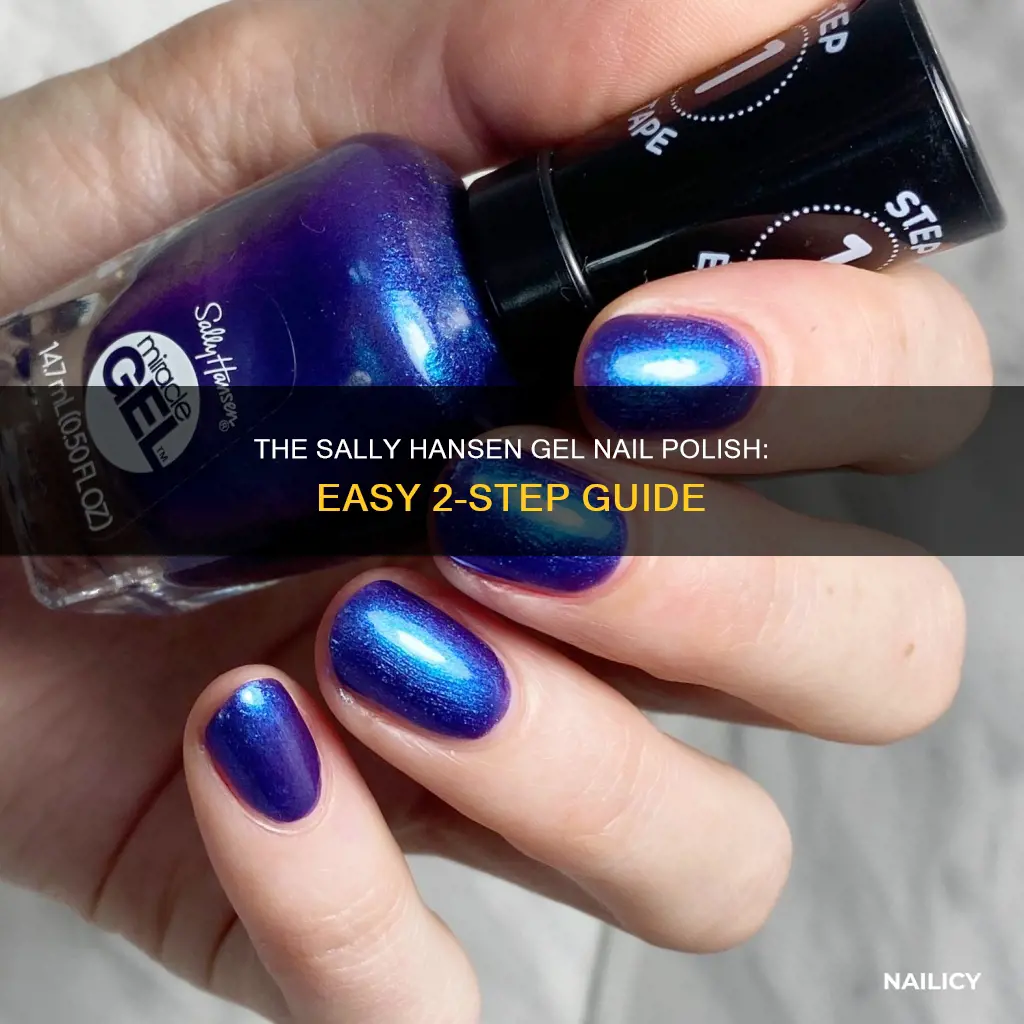 how to use sally hansen 2 step gel nail polish
