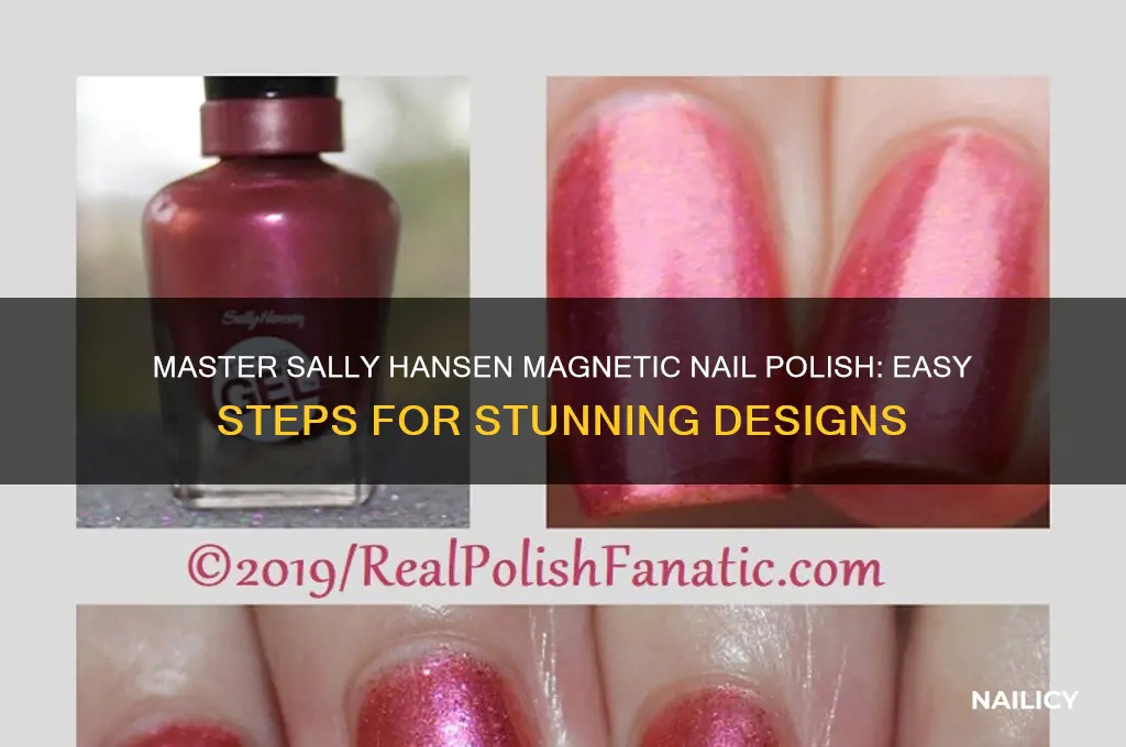 how to use sally hansen magnetic nail polish