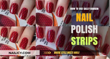 Master Sally Hansen Nail Polish Strips: Easy Application Tips & Tricks