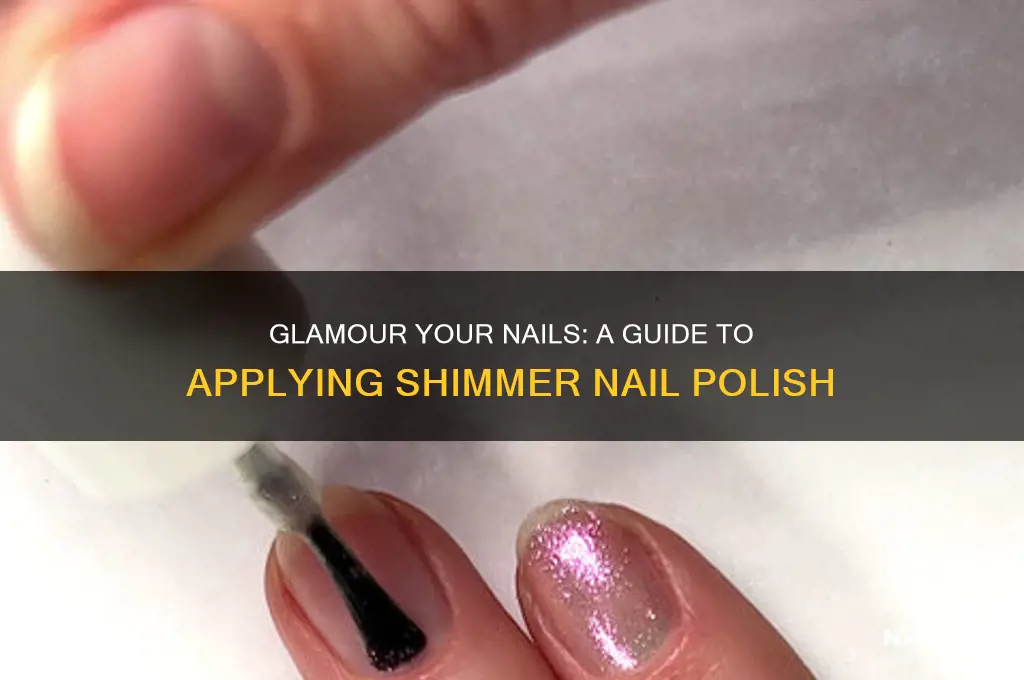 how to use shimmer nail polish