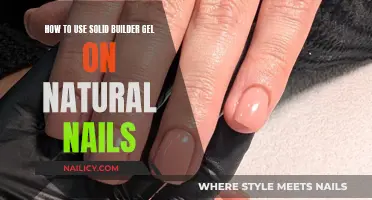 Applying Solid Builder Gel to Your Natural Nails