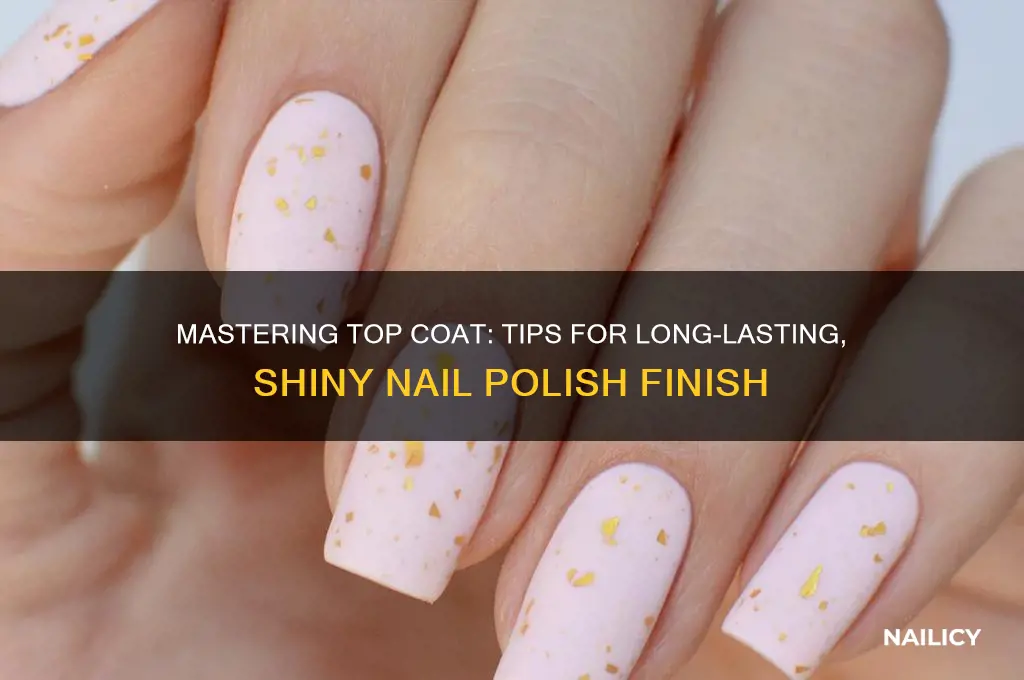 how to use top coat nail polish