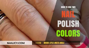 Creative Nail Art: Mastering the Two-Tone Polish Technique