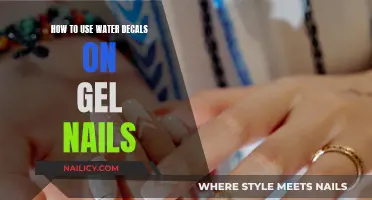Mastering Water Decals: Gel Nails Made Easy