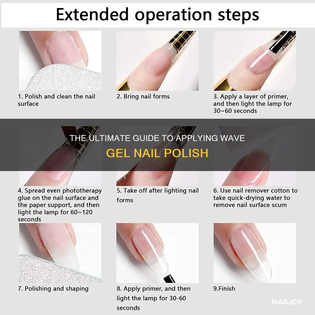 how to use wave gel nail polish
