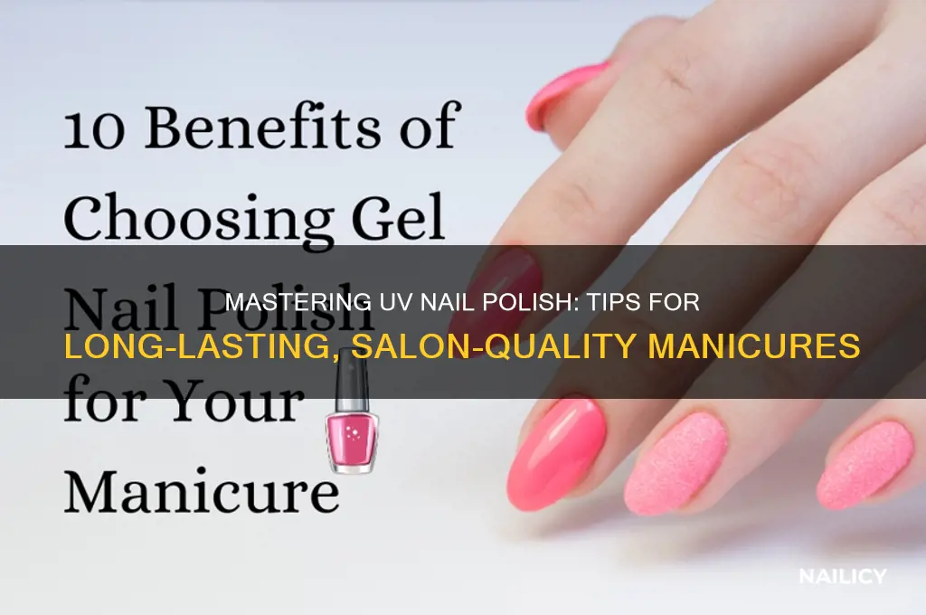 how to uv nail polish