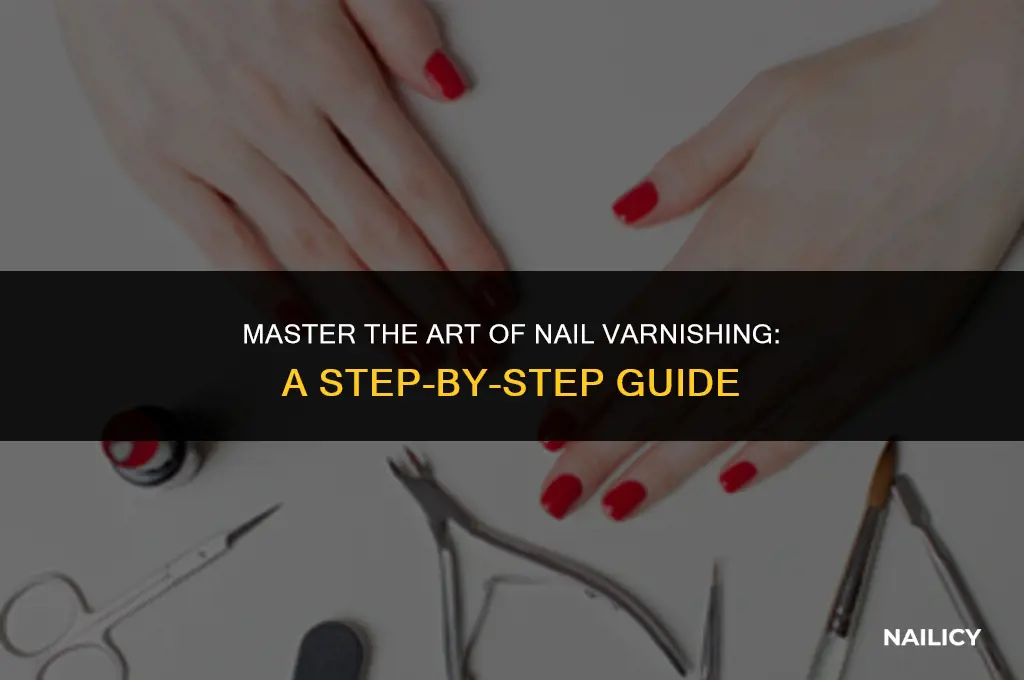 how to varnish nails