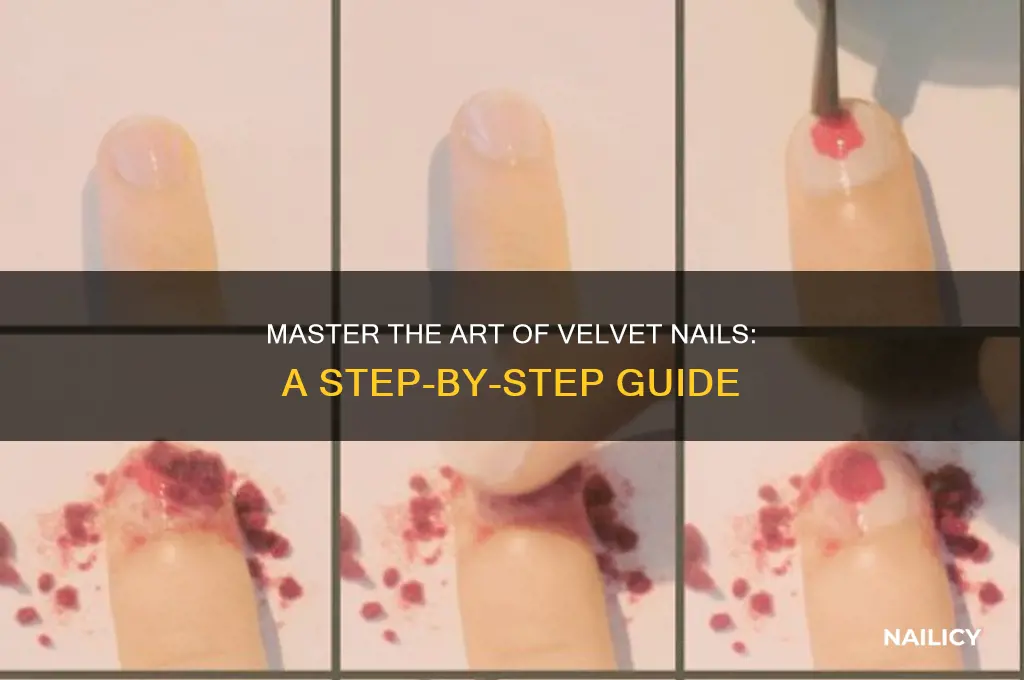 how to velvet nails