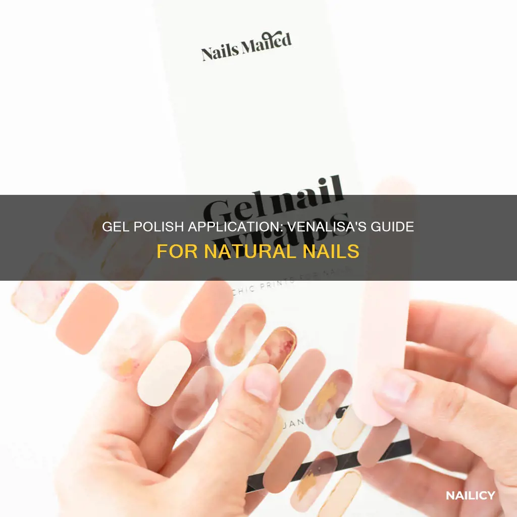 how to venalisa gel polish apply to natural nail
