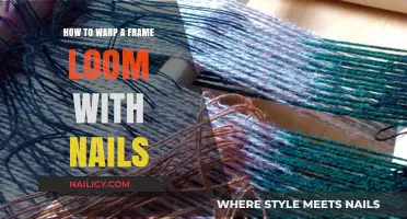 Mastering Frame Loom Weaving: Step-by-Step Guide to Warping with Nails