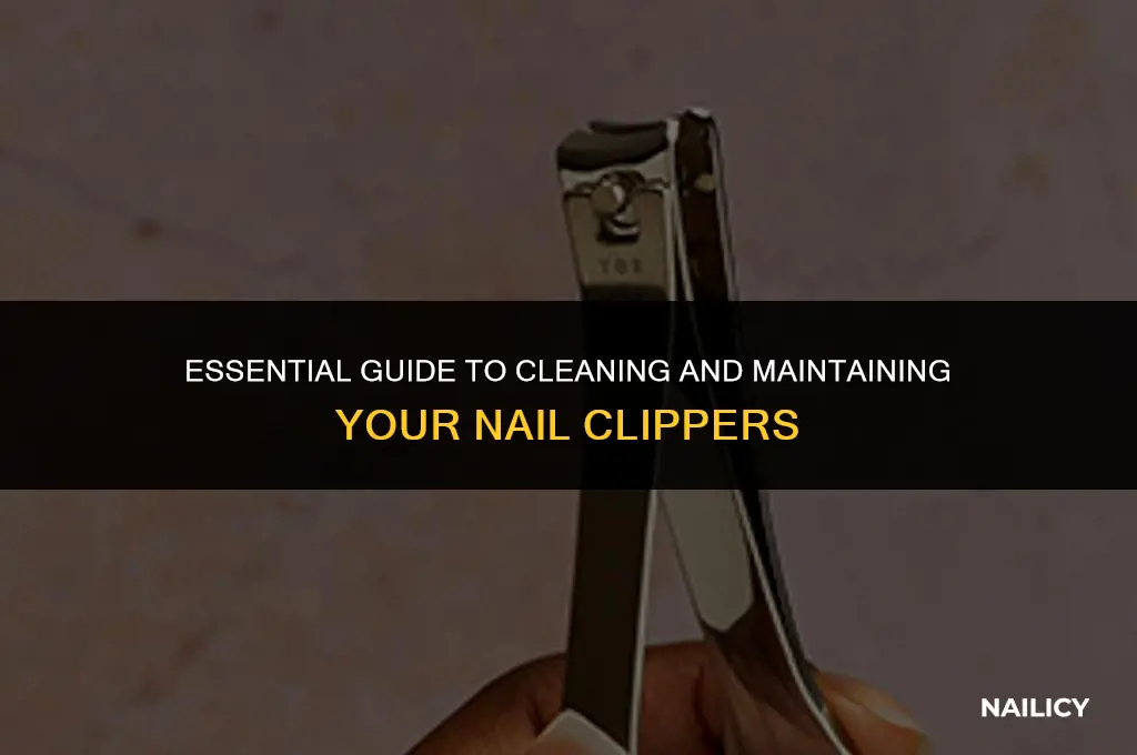 how to wash nail clippers