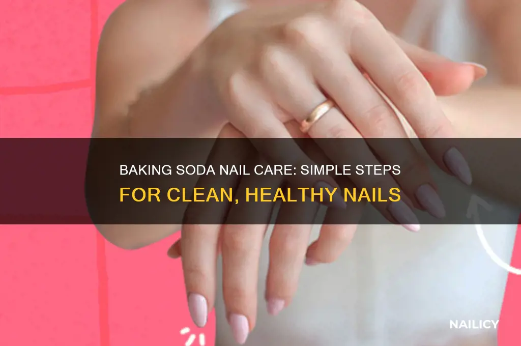 how to wash nail with baking soda