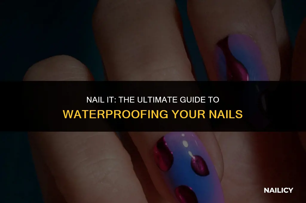 how to waterproof nails