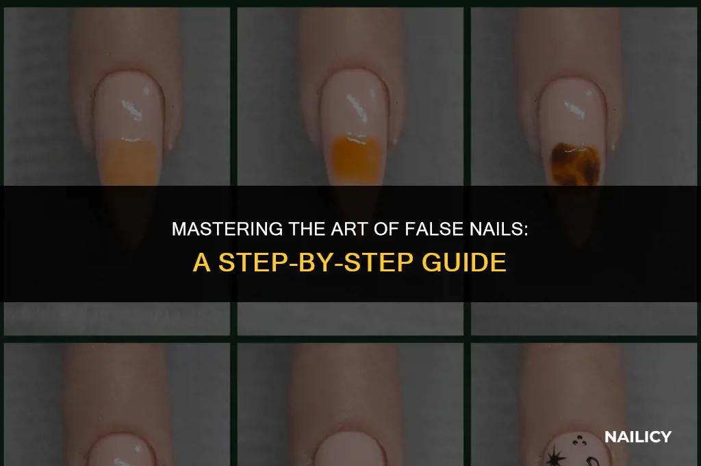how to wear false nails