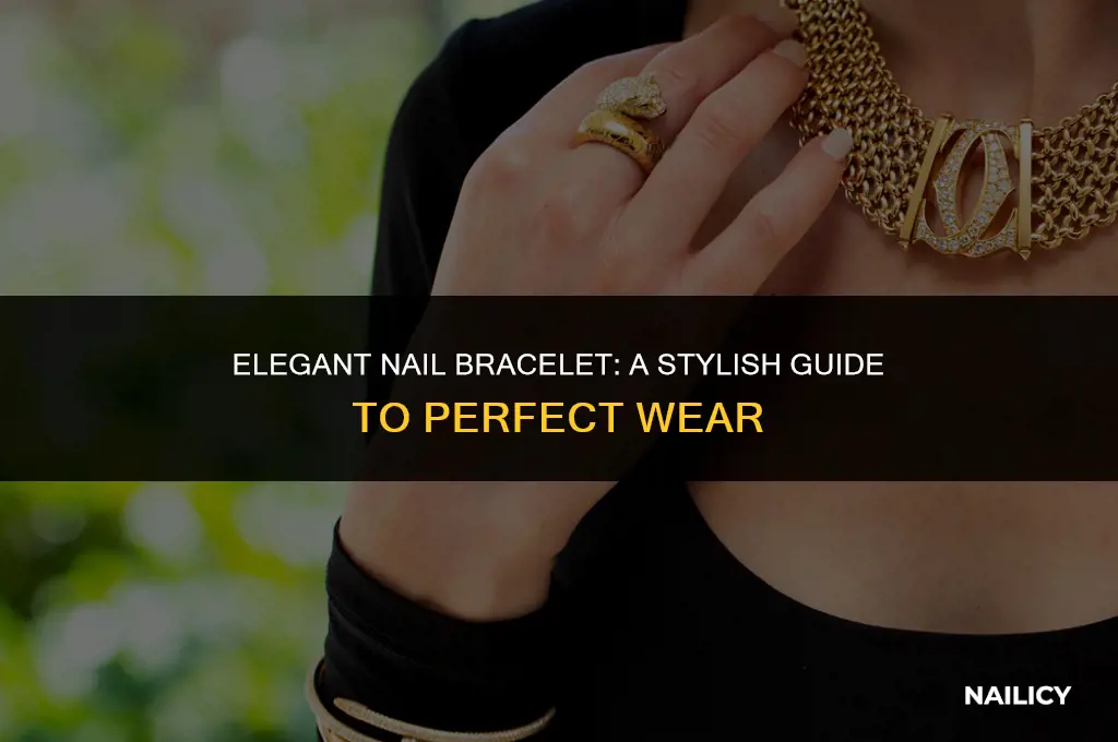 how to wear nail bracelet