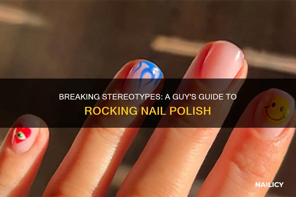 how to wear nail polish as a boy