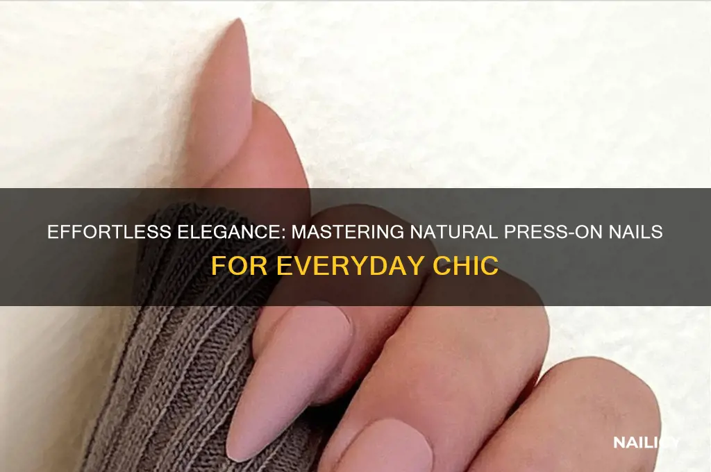how to wear natural press on nails