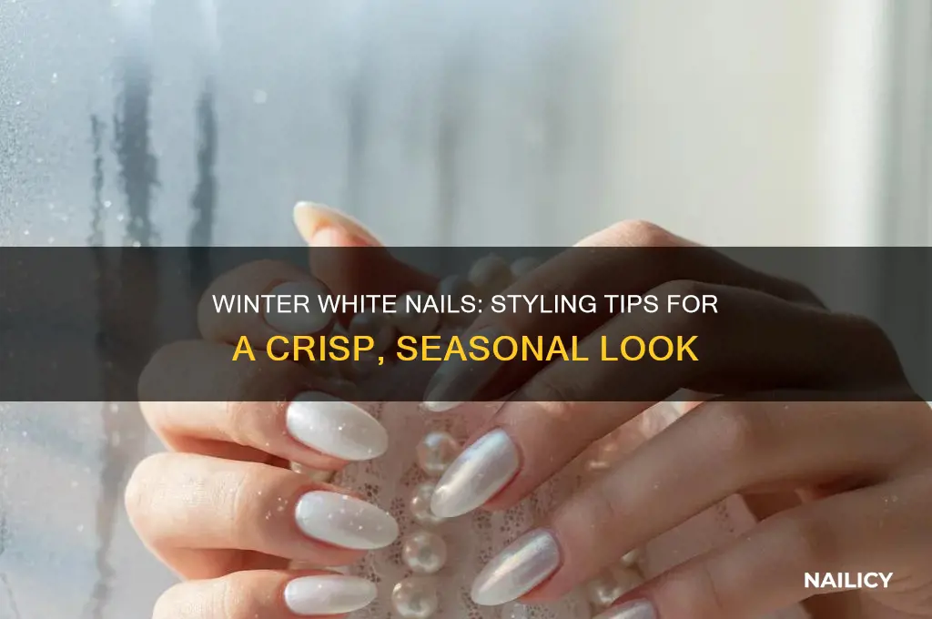how to wear white nail polish in winter