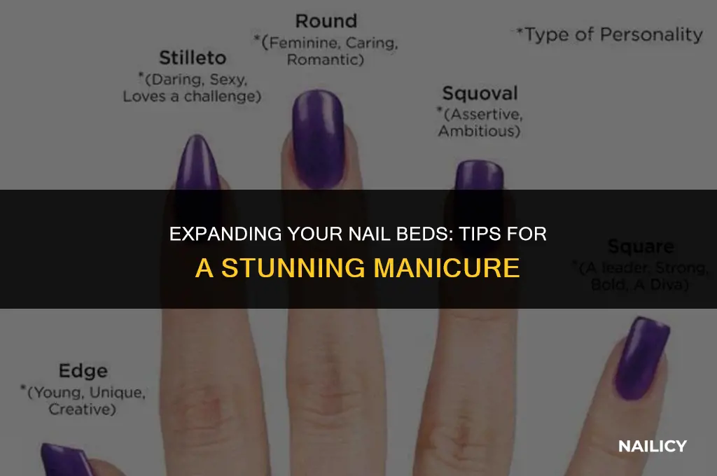 how to widen nail beds