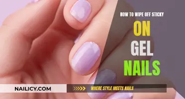 Gel Nails Care: Removing Stickiness Without Damage