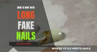 Wiping with Long Fake Nails: A Step-by-Step Guide