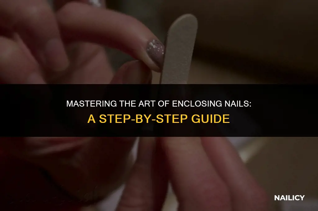 how to wnclose a nail