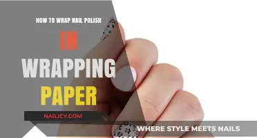 Creative Gift Wrapping: How to Wrap Nail Polish in Wrapping Paper