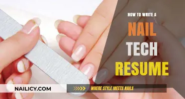 Crafting a Standout Nail Tech Resume: Tips for Success