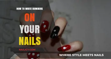 Creative Nail Art: Mastering the Technique of Writing Numbers on Nails