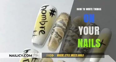Creative Nail Art: Mastering the Art of Writing on Your Nails
