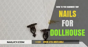 Mastering the Art of Hammering Tiny Nails for Dollhouse Construction