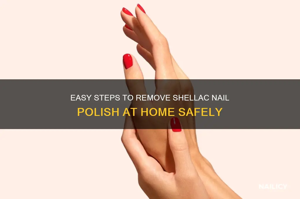 how to you take off shellac nail polish