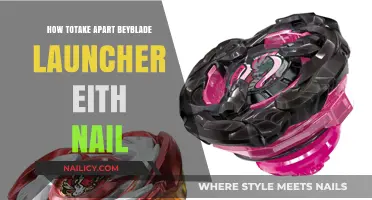 DIY Guide: Disassembling a Beyblade Launcher Using a Nail Easily